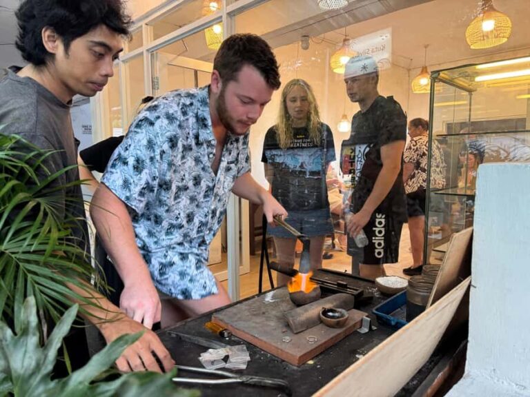 Kuta Bali Jewelry Making Class, With 7 grams of Pure Silver - What to Expect from Your Jewelry Making Experience