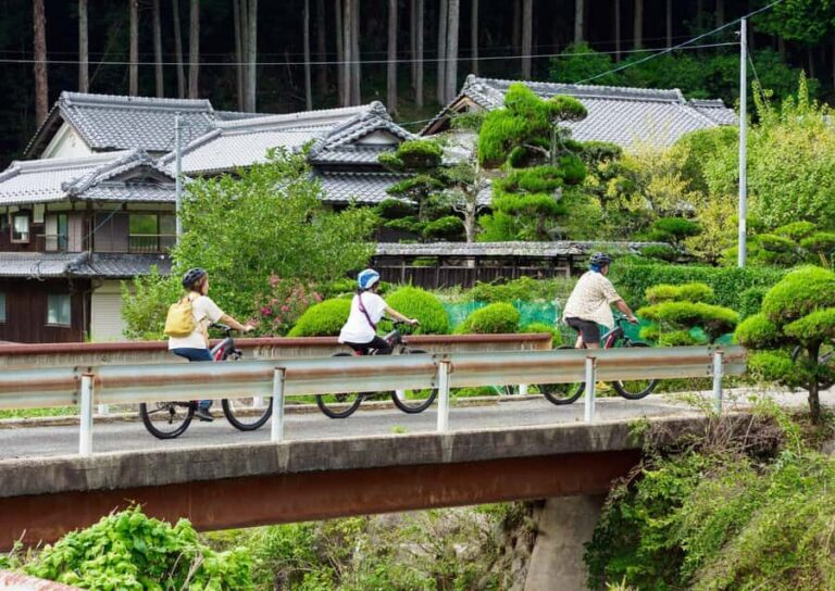 Kyoto: Half Day Countryside E-Bike Tour with Lunch - The Itinerary in Detail