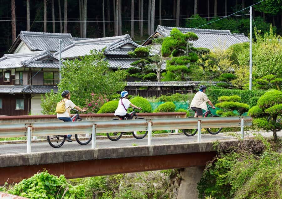 Kyoto: Half Day Countryside E-Bike Tour with Lunch - The Itinerary in Detail