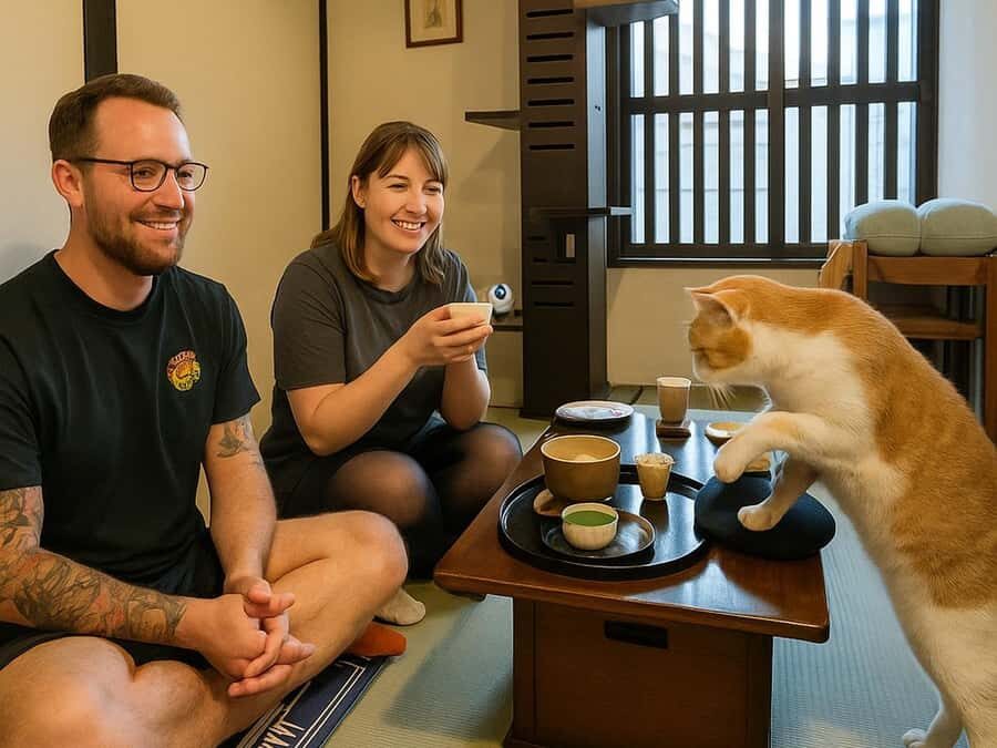 Kyoto: Private/GroupEthical Cat Sanctuary & Tea Ceremony - A Closer Look at the Experience