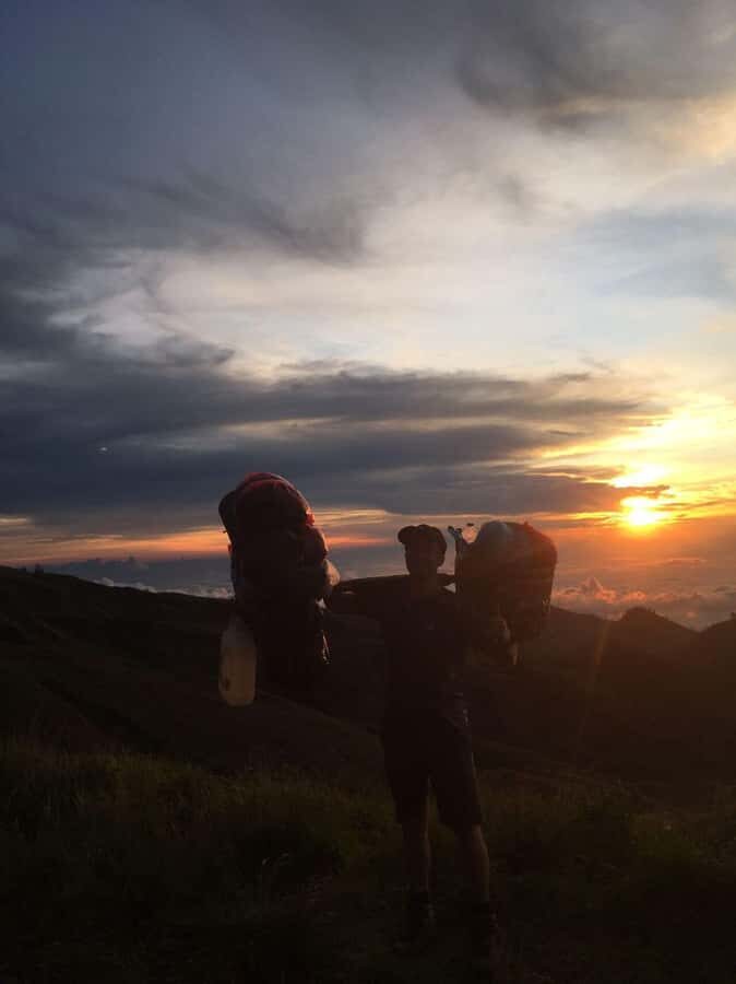 lombok: rinjani 3-Day Trek  Summit - lake - Amazing Views - Day 3: From the Lake to Senaru Village