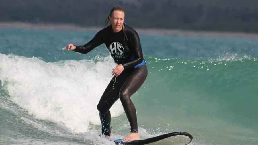 Lombok: Surfing Lesson & Waterfalls Tour with Transfer