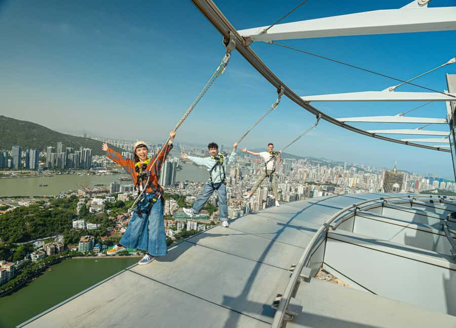 Macau: Skypark Tower Bungy, Skywalk, Skyjump & Tower Climb - Detailed Breakdown of Activities