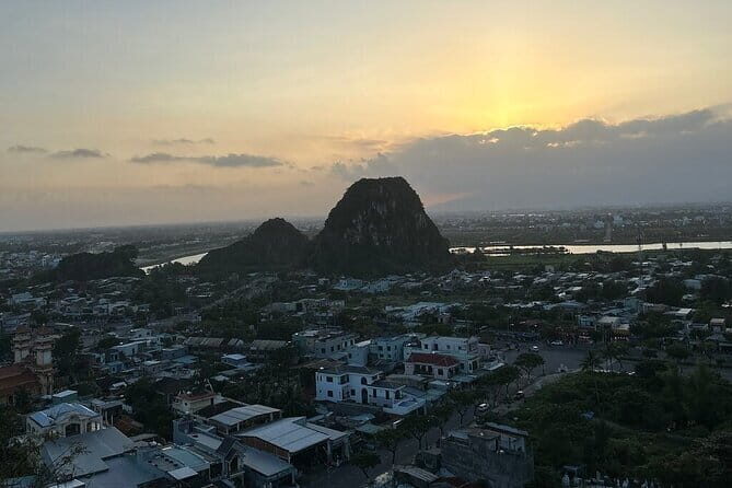 Marble Mountains-Am Phu Cave -Lady Buddha Sunset Small Group Tour - Lady Buddha: A Mountain of Serenity and Stunning Backdrops