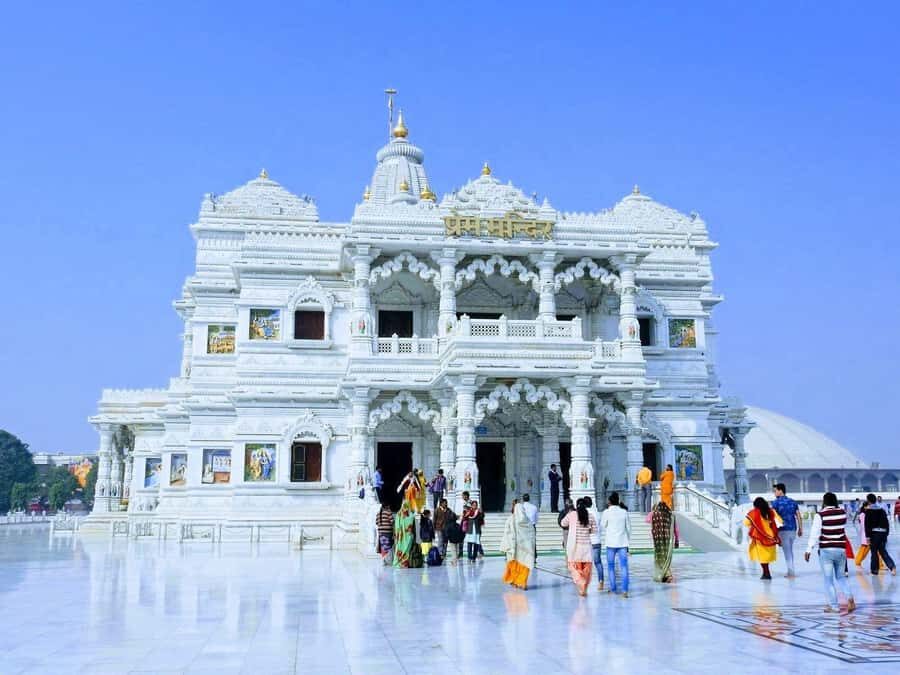 Mathura & Vrindavan Day Trip with Guided from Delhi / Agra - First Stop: Shri Krishna Janmabhoomi Temple Complex