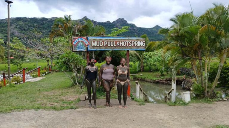 NADI: Fijian Heritage Village Tour & Hotspring and Mudpool - The Mud Pool & Hot Springs Experience