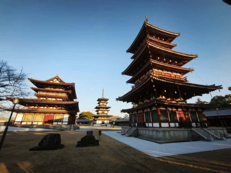 Nara: Yakushiji Temple, Sweets, and Indigo Dyeing Tour - Traditional Japanese Sweets and Historic Confectionery