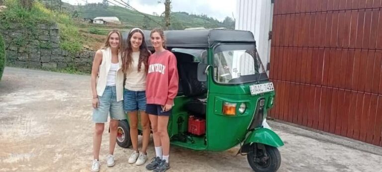 Nuwara Eliya: Private City Tour by Tuk Tuk - The Logistics and What You Can Expect