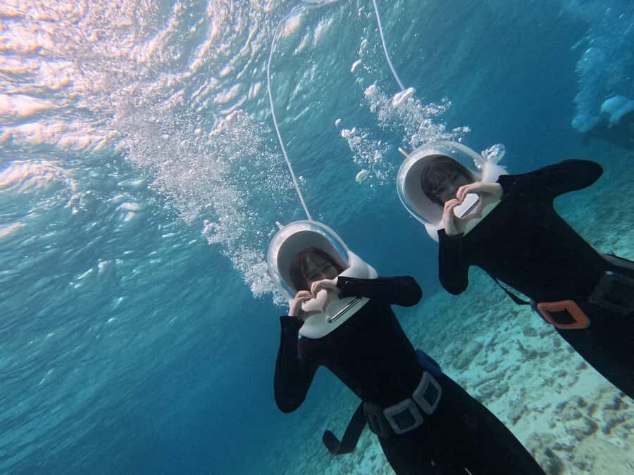 Okinawa Blue CaveDivingSea Walk by boat in Onna | 8 Perks - The Real Value of the Tour