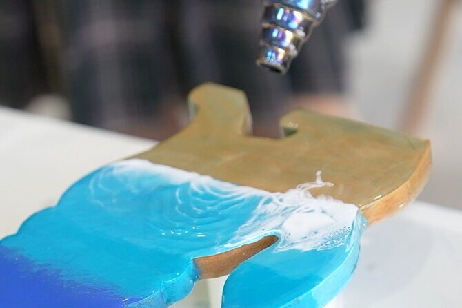Okinawa Blue Wave Resin Art Class in Naha | Next Day Pickup - The Experience: What to Expect