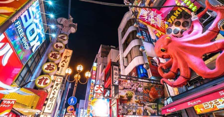 Osaka: Castle Tour, Dotonbori Food Walk & Sumo Dinner Show - Dotonbori: The Food Paradise