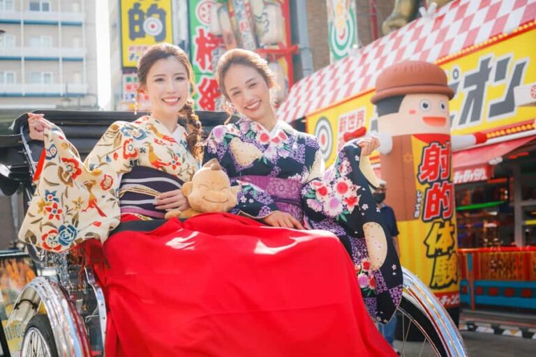 Osaka: Kimono Rental and Rickshaw Ride in Shinsekai - Practical Details and Tips