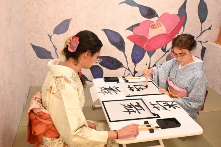 Osaka: Private Tea Ceremony, Calligraphy & Kimono Class - What the Experience Entails: A Deep Dive