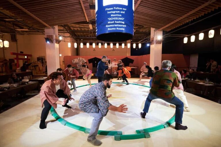 Osaka Sumo: Show, Ring Training, Rikishi Match + Chanko Nabe - What to Expect from Your Osaka Sumo Experience