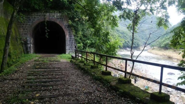 Osaka The Fukuchiyama Abandoned Railway Hike - Walking Through Darkness: The Tunnels