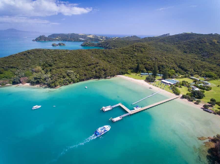 Paihia/Russell: Hole in the Rock, Dolphins & Island Cruise