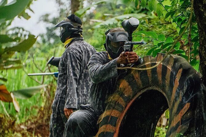 Paintball Adventure in bali paintballing game - The Logistics and Atmosphere