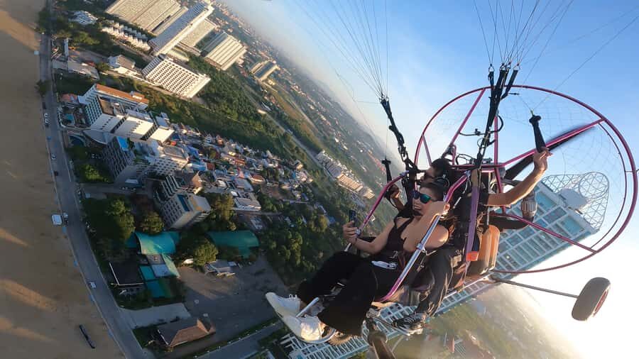 Pattaya: Beach + City Scenic Paramotor Flight by BFA - The Experience Itself: Pros and Cons