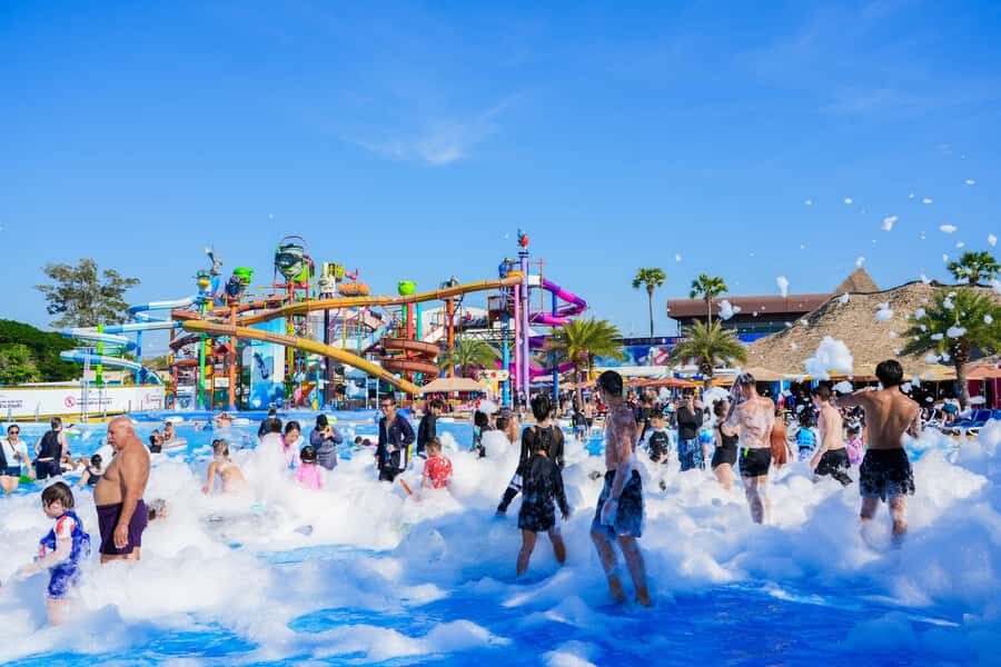 Pattaya: Columbia Pictures Aquaverse Entry Ticket and Onsen - Whats Inside the Park?