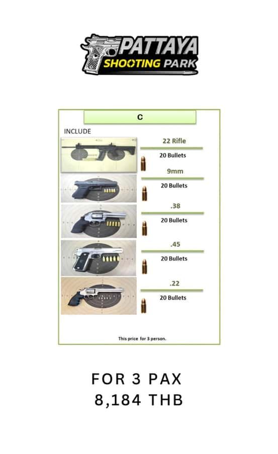 Pattaya: Shooting Park Experience for 3 People - The Sum Up