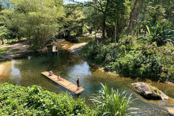 Phang Nga Full Day: Rafting, Temple, Waterfall + Phuket transfer - Authentic Experiences: Insights from Previous Travelers