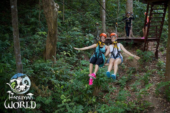 Phuket Hanuman World Combine Zipline Adventure Tickets - The Thrill of Flying Hanuman