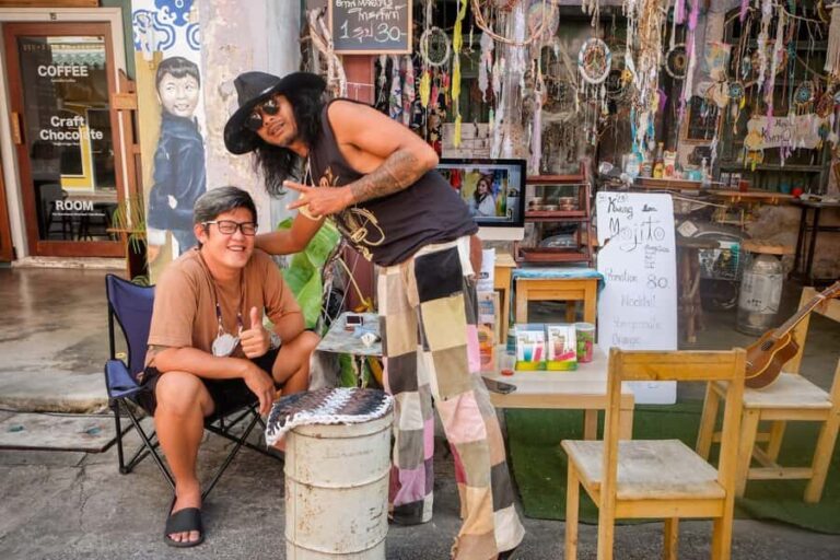 Phuket: Old Town Street Art Walk & Tile Painting Workshop - Discovering Hidden Symbols and Stories in Street Art