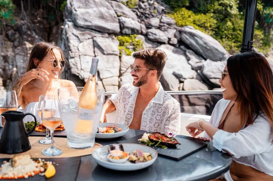 Phuket: Phi Phi Island & Maya Bay Luxury Yacht Day Tour - Visiting Maya Bay