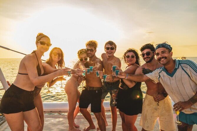 Phuket Yacht Party Explore Coral Racha Islands and Sunset Views - The Practical Details: Transportation & Group Size
