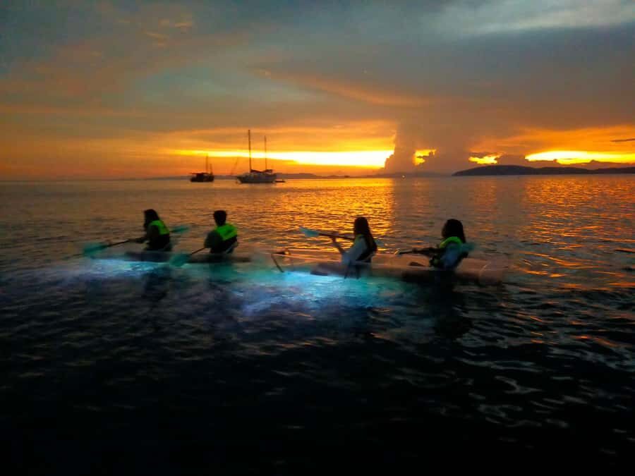 Railay: Illuminated Clear Kayak Night Tour Bioluminescence - Authentic Moments from Other Travelers