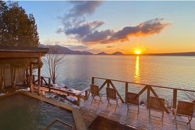Sapporo: Lake Shikotsu Ice Festival & Hot Spring Day Trip - The Lakeside Hot Spring: Marukoma Onsen