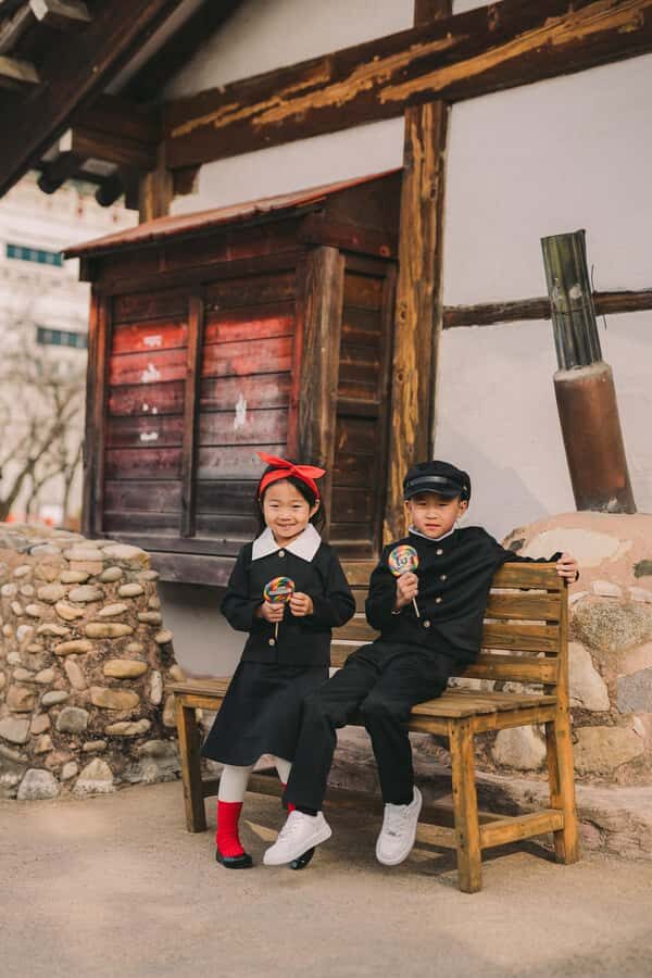 Seoul: Old School Uniform Photoshoot with Costume - A Deeper Look at the Experience