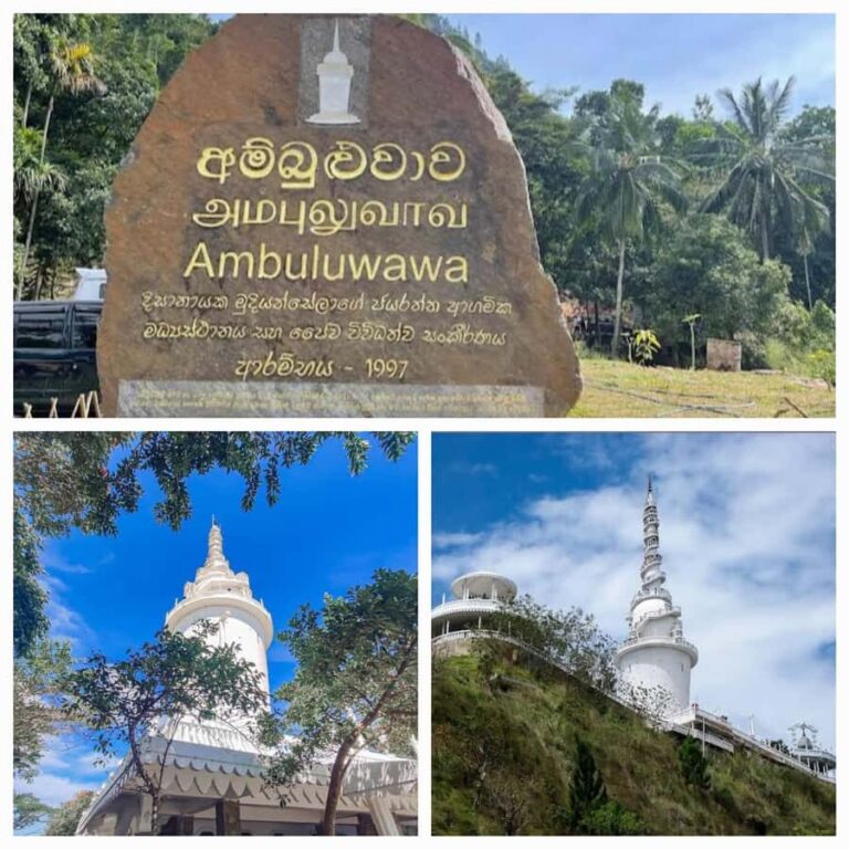 Sri Lanka kandy city by Tuk-Tuk with Ambuluwawa Tower - Practical Details and Value