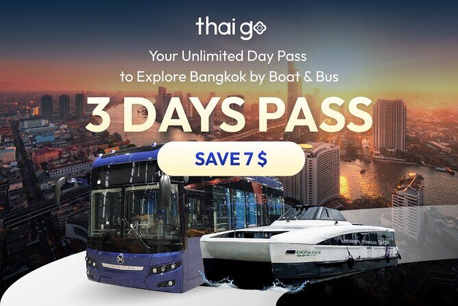 Thai Go 3-Day Pass: Unlimited Bangkok Electric Public Transport - Key Points