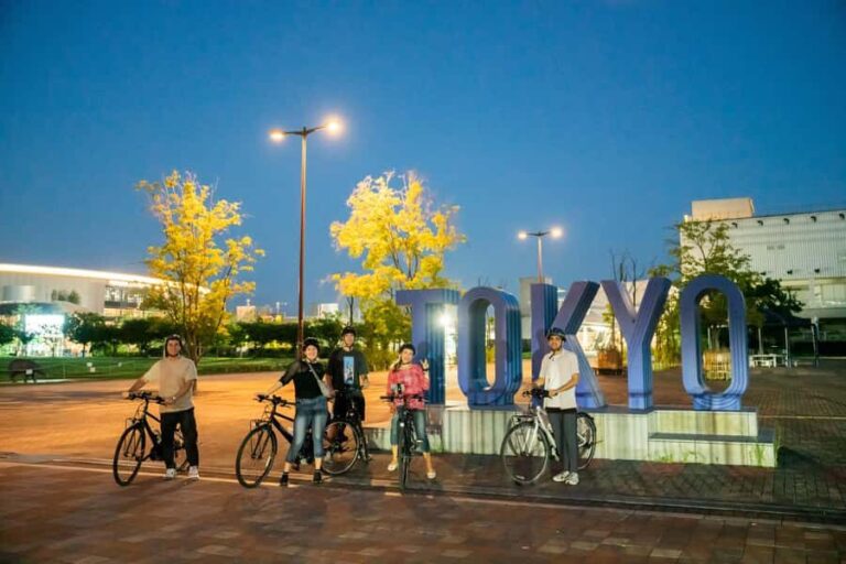 Tokyo Bay Area: Sunset Night View 3h E-bike Guided Tour - Practical Details and What You Should Know