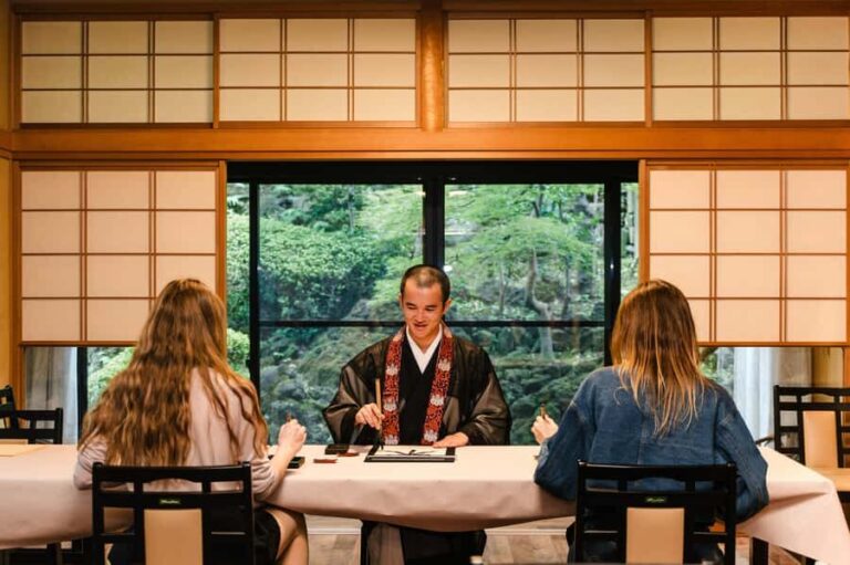 Tokyo: Private Calligraphy and Meditation with a Monk - Who Will Love This Experience?