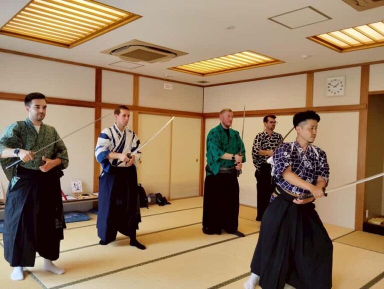 Tokyo Samurai Sword & Calligraphy Experience with Kimono - How the Tour is Structured
