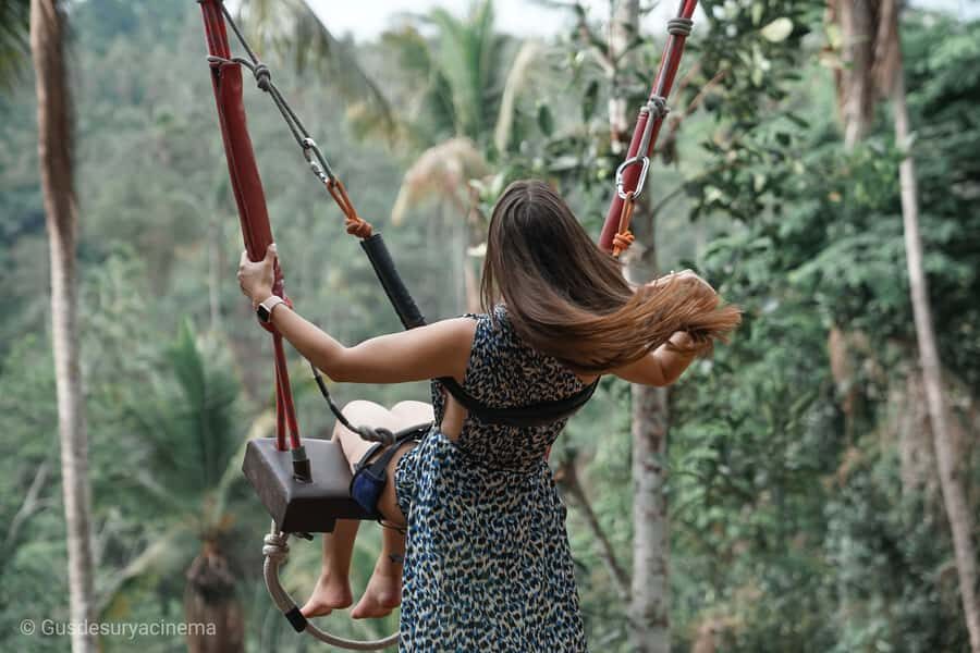 Ubud: Monkey Forest Sanctuary & Jungle Swing Tour - The Jungle Swing: An Adrenaline Rush with Stunning Backdrops