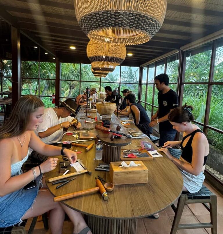 Ubud: Silver Jewelry Making Class with Pool Access - Detailed Itinerary and What to Expect