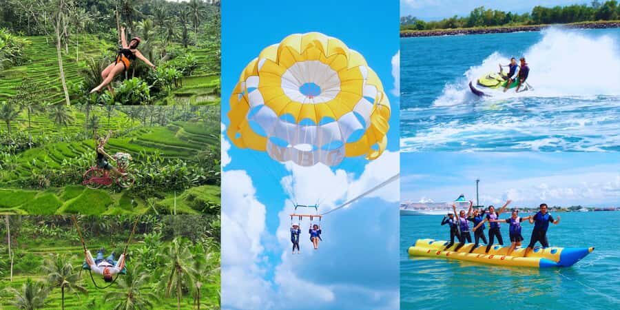 Ubud Zipline & Watersport (Jetski, Parasailing, BananaBoat) - The Land and Sea Adventure Breakdown