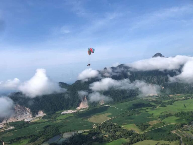 Vang vieng Cloud Walk: Hot Air Balloons and Paragliding Tour - What to Expect from Each Part of the Tour