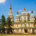 walking in the city - Panfilov Park and Zenkov Cathedral