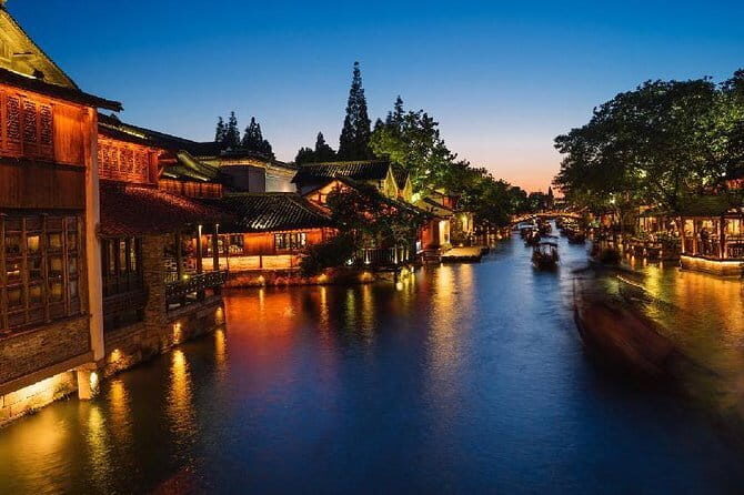 Wuzhen Ancient Water Town Private Night Tour from Hangzhou with Dinner Option - The Itinerary in Detail