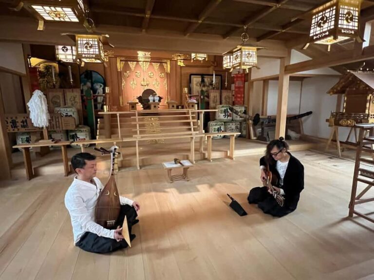 Yamato: Satsuma Biwa Music Playing Experience - Getting to the Heart of the Satsuma Biwa Experience