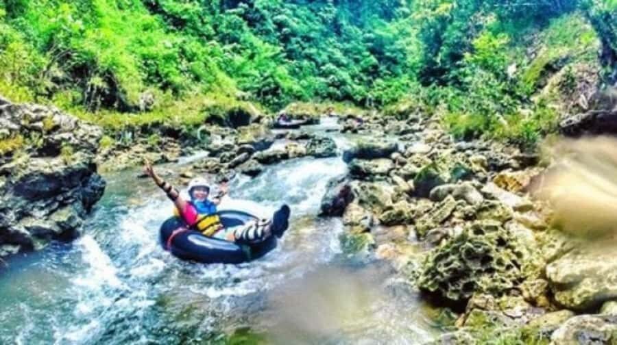 YOGYAKARTA; KALI SUCI TUBING CAVE AND TIMANG BEACH - Exploring Kalisuci Cave: Underground Wonders and River Tubing