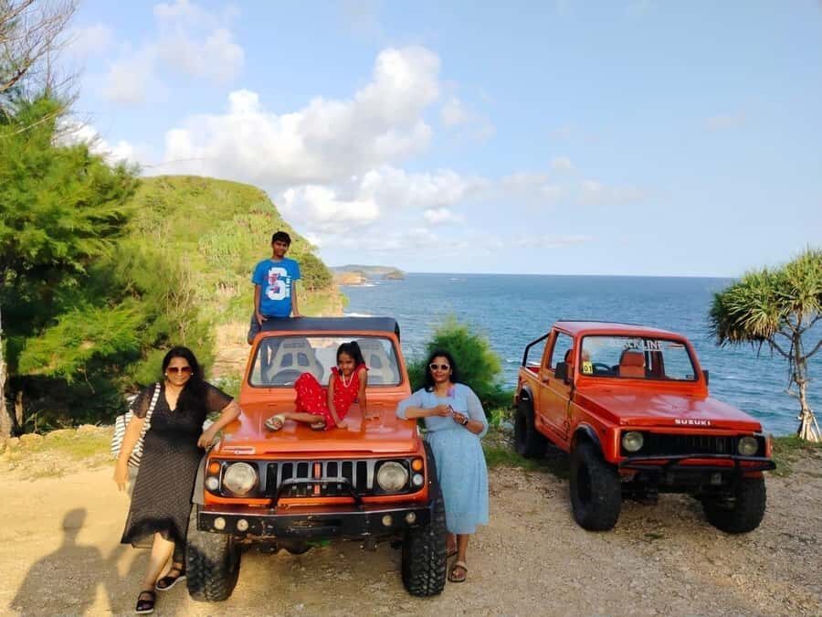 YOGYAKARTA; TIMANG BEACH ANDI SRI GETUK WATERFALL - Exploring Timang Beach: The coast with a twist