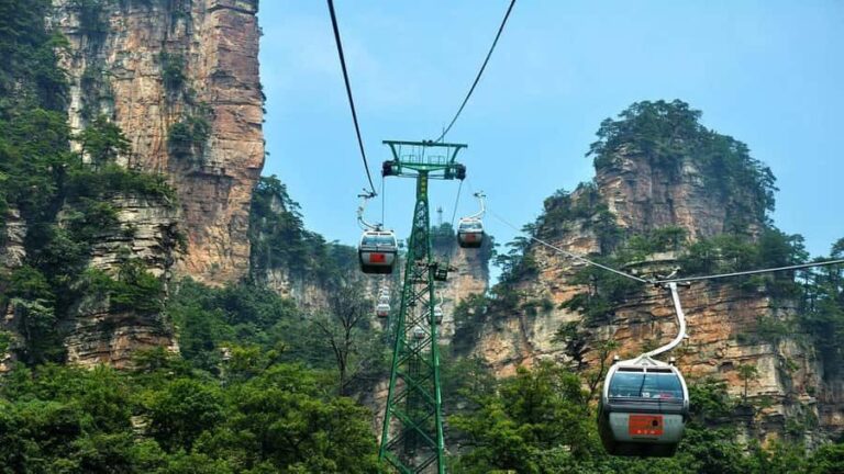 Zhangjiajie Avatar Mountain Ticket Cabel CarElevatorE-map - Detailed Breakdown of the Park Highlights