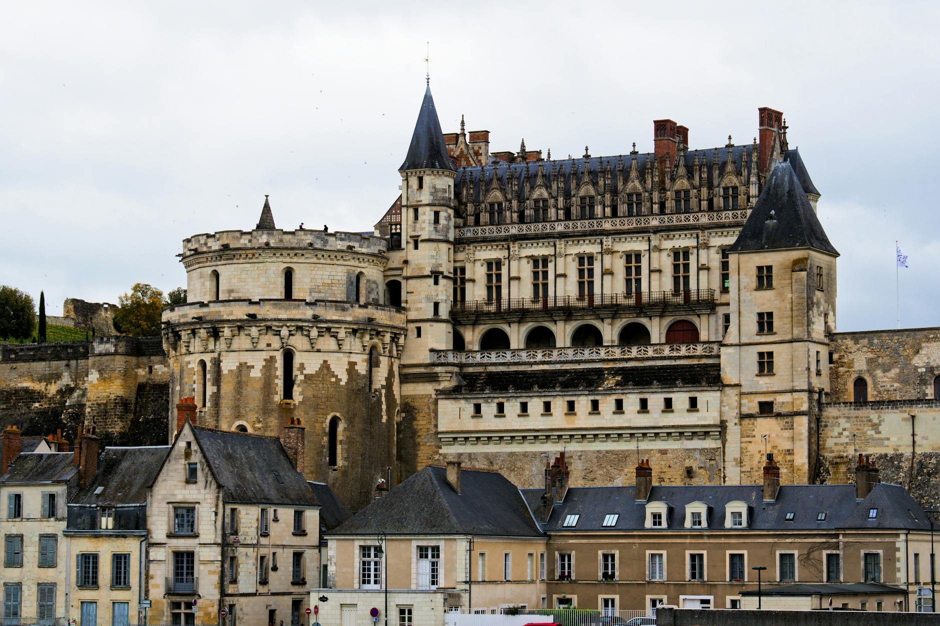 Chateau d'Amboise Renaissance landmark above the Loire River