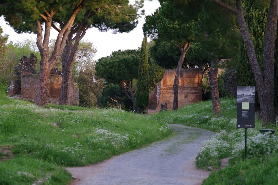 Appia Antica Rome ancient road classic view