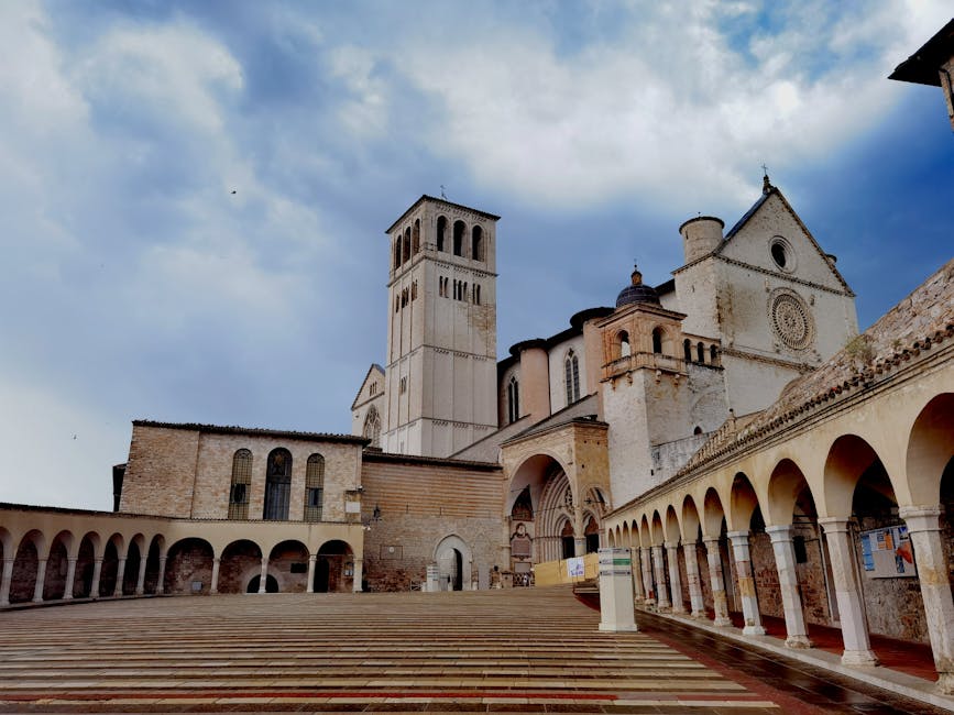Basilica Saint Francis bell tower arches